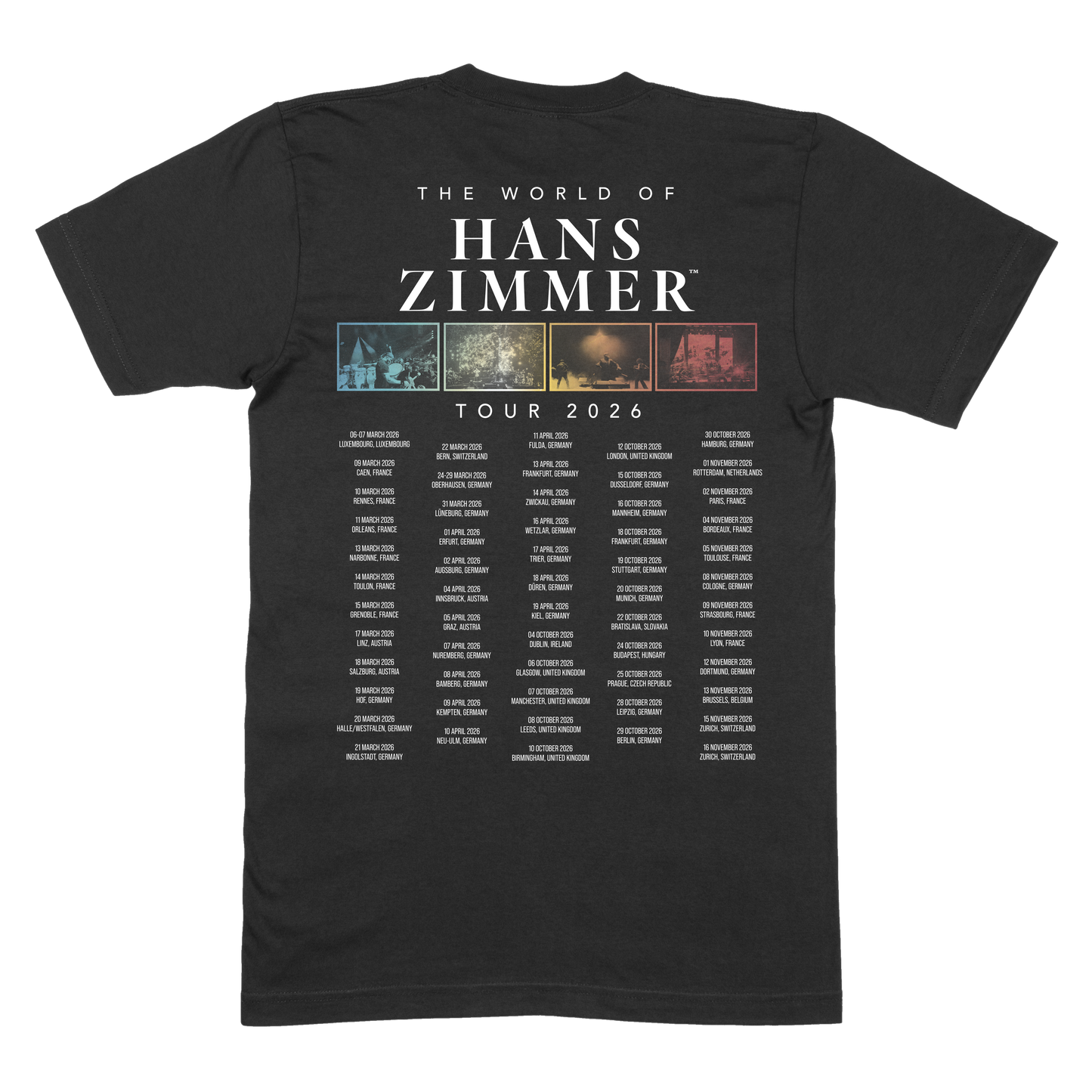 Photo Tour Black T-Shirt