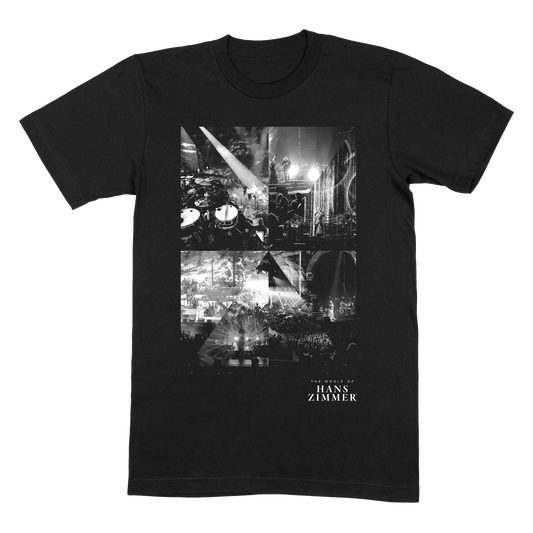 Black B&W Live Photo Tour T-Shirt